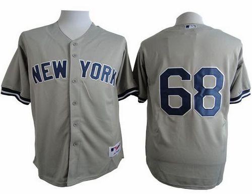 Yankees #68 Dellin Betances Grey Cool Base Stitched MLB Jersey